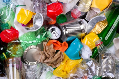 Recycling process in Gipsy Hill waste management