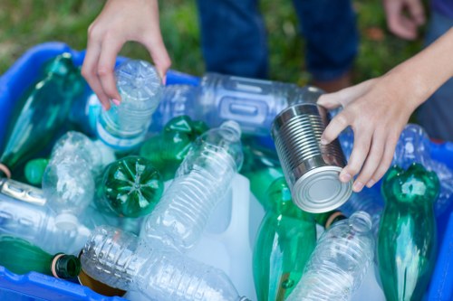 Eco-friendly disposal of garage items